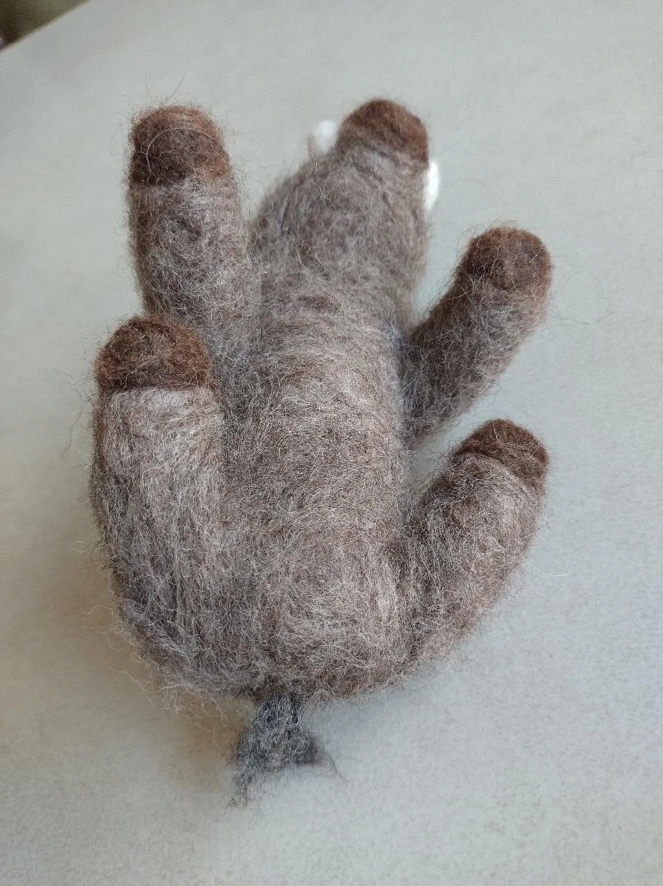 Peluche fait main, fabriqué avec de la laine feutrée à l'aiguille – photo 5